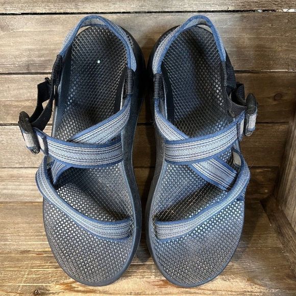 Mens Chaco Classic Outdoor Blue Walking Hiking Comfort Sandals Size 12 M‎ GUC main image 6